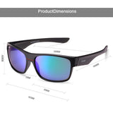 Polarized Sunglasses for Mens Driving Fishing Golf TR90 Lightweight Frame