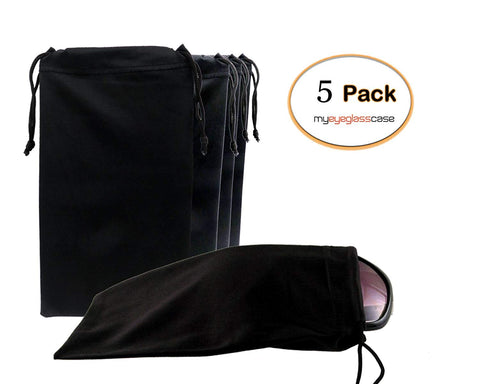 5X microfiber sunglasses glasses gadgets cleaning & storage pouch