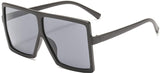 Square Oversized Flat Top Sunglasses for Women and Men