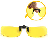 Clip on Sunglasses Polarized Flip Up Clip onto prescription eyeglasses Set of 2 for Men and Women
