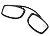 Pince Nez Style Clamp Nose Resting Pinching TR90 Reading Glasses for Men Women FJB03