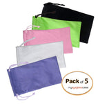 5X microfiber sunglasses glasses gadgets cleaning & storage pouch