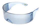 - Futuristic Wrap Around Monoblock Cyclops Shield Sunglasses