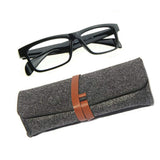 Felt Eyeglass Case,2 Pack Sunglasses Pouch
