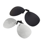 2-Pack Polarized Clip-on Rimless Pilot Lens Driving Sunglasses,JP94