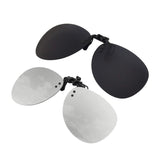 2-Pack Polarized Clip-on Rimless Pilot Lens Driving Sunglasses,JP94