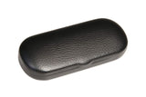 Hard Metal Bodied Eyeglass Case with Lip for Medium Frames in Black and Brown