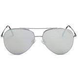 Aviator Sunglasses Unisex Flat Lens Mirrored Metal Classic Shades DSR003
