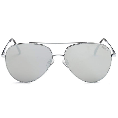 Aviator Sunglasses Unisex Flat Lens Mirrored Metal Classic Shades DSR003