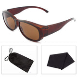 Fit Over Glasses Sunglasses Polarized Men Women/Wear Over Prescription Glasses