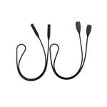 2pcs Sports Eyeglass Strap Silicone Eyeglass Holder for Kids Men Women