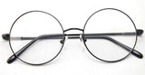 Retro Round Prescription ready Metal Eyeglasses Frame (Large Size)