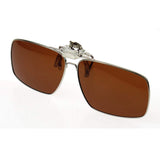 Mens&Womens Retro Polarized Clip on Flip up Plastic Sunglasses