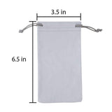 Microfiber Eyeglass Pouch, 4 Pack,For Jewelry,Smartphones, and Glasses Holder