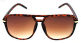 Men's Hip Hop 80's Vintage Sunglasses Grandmaster Retro Hip Hop Aviator Matte Rubber Frame 80's
