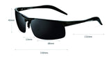 Sunglass-Womens&mens Fashion-PolarizedLens-Black Frame/Black Lens