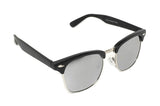 - Premium Half Frame Horn Rimmed Sunglasses Assorted Color Frames and Lenses Semi Rimless
