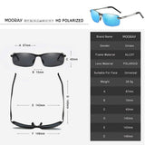Polarized Sunglasses for Men, UV Protection Sports Sunglasses,Outdoor Eyewear, Metal Frame Sunglasses