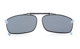 2 1/4x1 1/2 Large Clip On Sunglasses Polarized