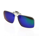Mens&Womens Retro Polarized Clip on Flip up Plastic Sunglasses