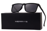 Polarized Rectangle Sports Sunglasses for Driving Fishing Golf Superlight Frame S8296