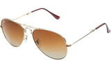 Polarized Folding Aviators With Premium Cleaning Cloth and Leather Case