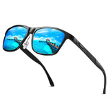 Polarized Retro Classic Trendy Stylish Sunglasses for men women 100% UV protection Lightweight Al-Mg Alloy Metal frame