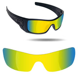 Anti-Saltwater Replacement Lenses for Oakley Batwolf Sunglasses - Various Colors