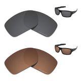 Performance Replacement Lenses for Oakley Turbine Polarized Etched - Value Pack