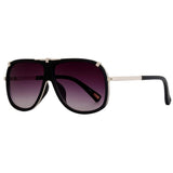 Large Retro Aviator Fashion Mens Brand Designer Sunglasses for Men