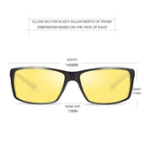 HD Night Vision Driving Glasses For Men Women Polarized Anti-glare Safety Glasses