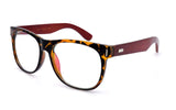 Men's Wooden Vintage Oversized Glasses Frame Clear Lens Eyeglasses 55-19-140