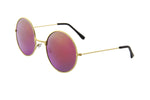 - Retro Mirror Round Circle Metal Sunglasses