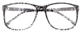 Large Nerd Thin Eyeglasses Vintage Fashion Inspired Geek Clear Lens Horn Rimmed