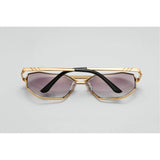 /unisex rectangular sunglasses special metal bridge