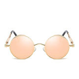 Gothic Hippie Retro Round Circle Frame Cyber Polarized Steampunk Sunglasses