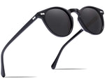 Vintage Round Polarized Sunglasses for Men, 100% UV400 Protection CA5288L
