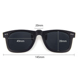 Clip On Polarized Sunglasses [Blocking UV] Classic Sun Glasses for Men/Women
