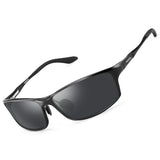Matte Metal Frame Polarized Lens Square Round Aviator Wayfarer Sunglasses