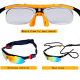 Sport Sunglasses With 5 Interchangeable Lenes for Men/Women Outdoors UV Protection Cycling, Running, Climbing