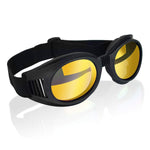 Vintage Aviator Pilot Style Goggles - Classic Aviator Design Goggles Shatterproof Polycarbonate Lens UV 400 Motorcycle Cruiser Scooter Biker Motocross Vented Goggles