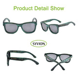 Polarized Wood Sunglasses For Mens Womens Handmade Vintage Bamboo Frame
