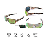 Sports Sunglasses Polarized Mens Camouflage Eyewear Driving Glasses Shades
