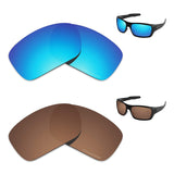 Performance Replacement Lenses for Oakley Turbine Polarized Etched - Value Pack