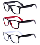 Unisex Retro 80' Clear Lens Glasses