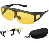 Headlight Night Vision Driving Glasses Wraparounds Polarized Sunglasses
