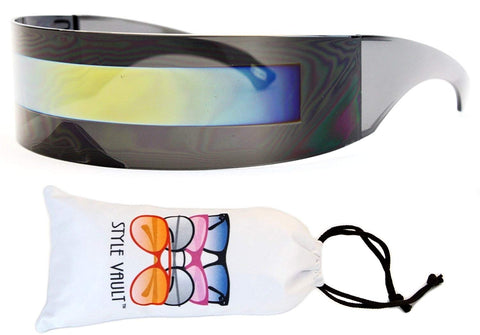 V138-vp Robocop Robot Censored Party Sunglasses