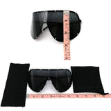 Oversized Polarized Shield Sunglasses Mirrored Lens For Women Men
