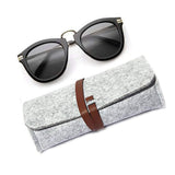 Felt Eyeglass Case,2 Pack Sunglasses Pouch