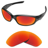 Performance Replacement Lenses for Oakley Straight Jacket 2007 Sunglass Polarized Etched